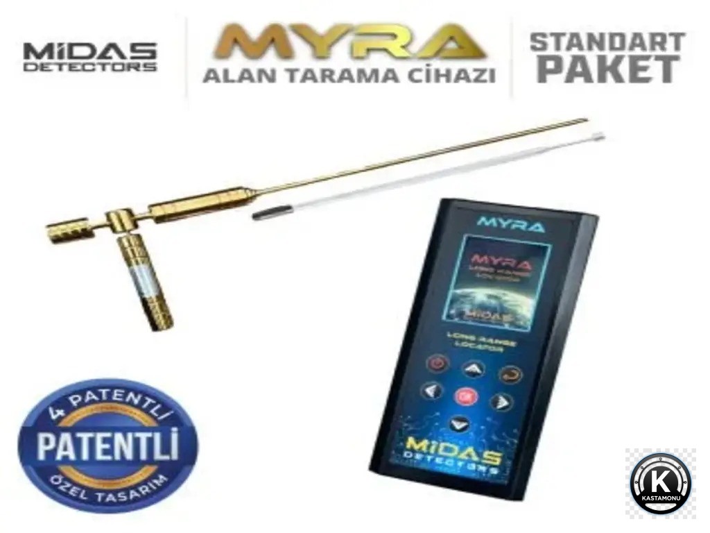 Myra Alan Tarama cihazı 2000 metre menzilli altın gümüş ve boşluk bulucu