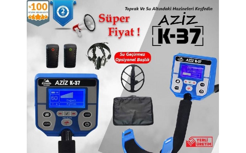 Aziz K-37 Altın Define Dedektörü