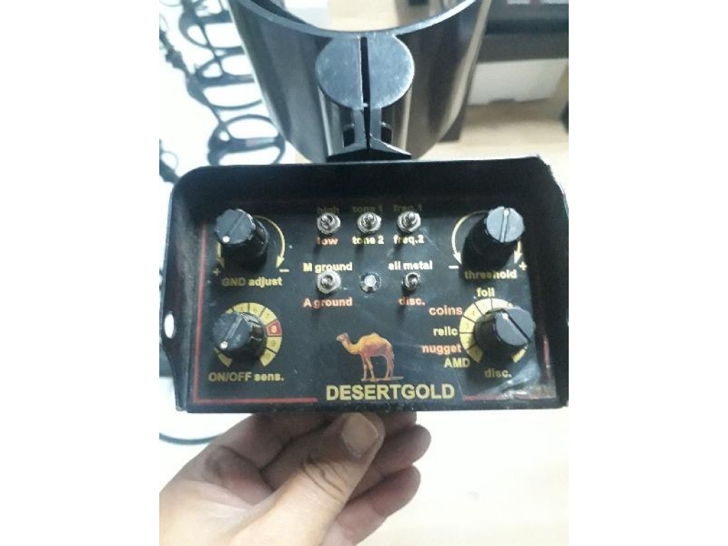 Detech Desert Gold 3 2. el çift başlıklı dedektör