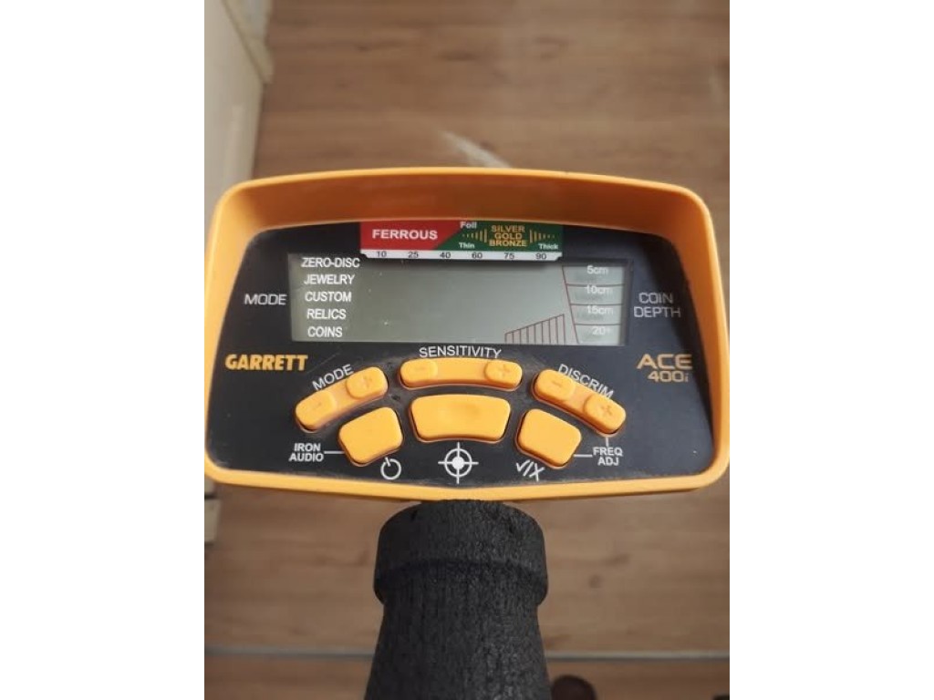 İkinci el Garrett ACE 400i dedektör 22cm başlıklı 