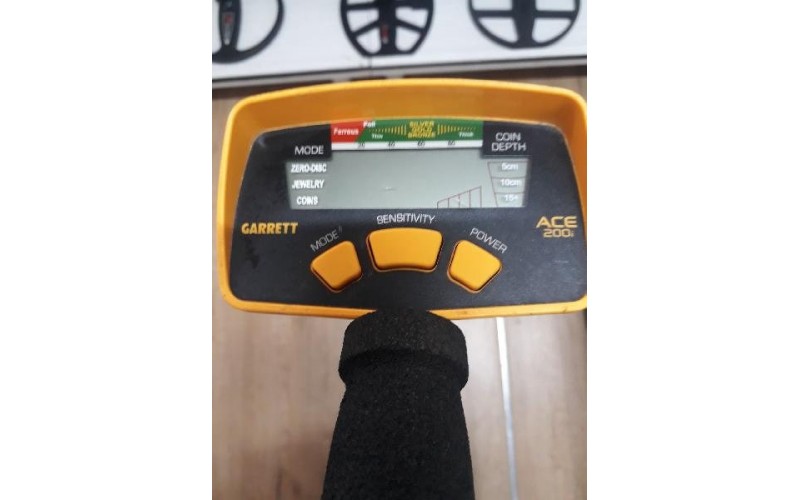 Garrett Ace 200i Dedektör l Define Arama Tek Para Cihazı 