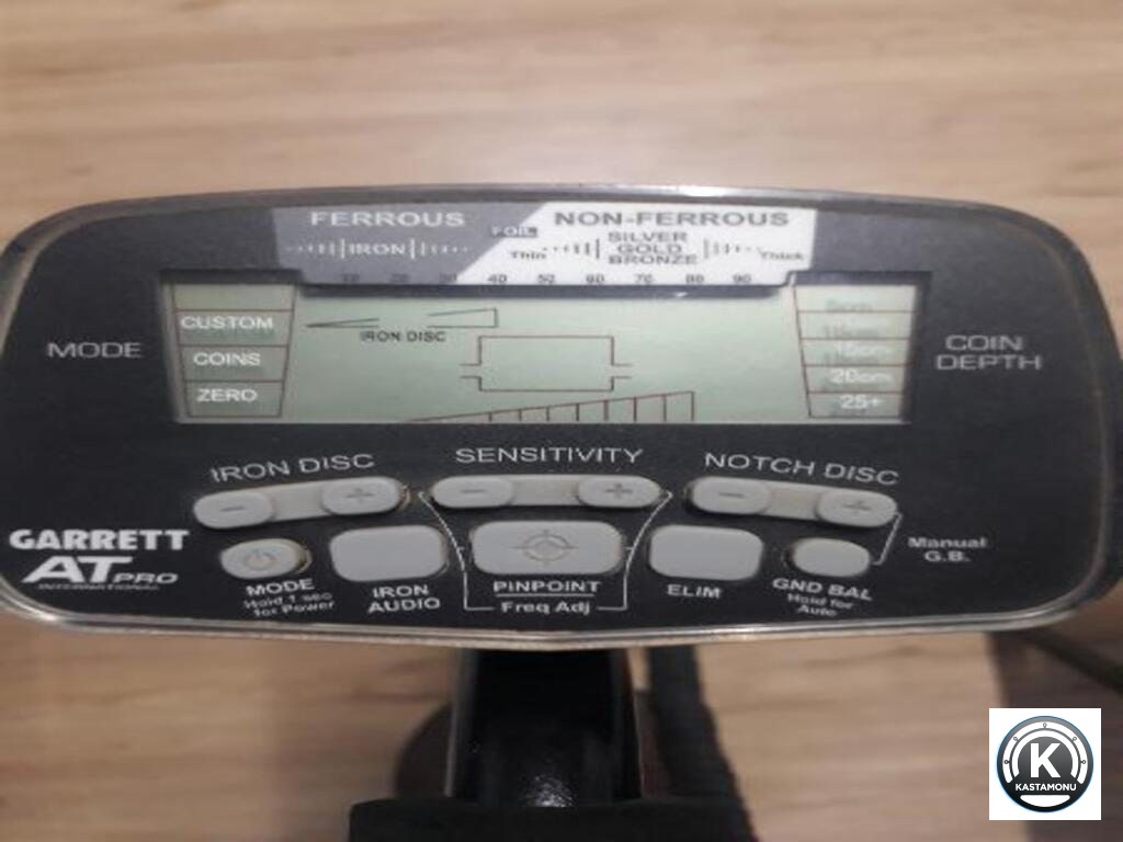 Garrett AT PRO International ikinci el su geçirmez metal dedektörü