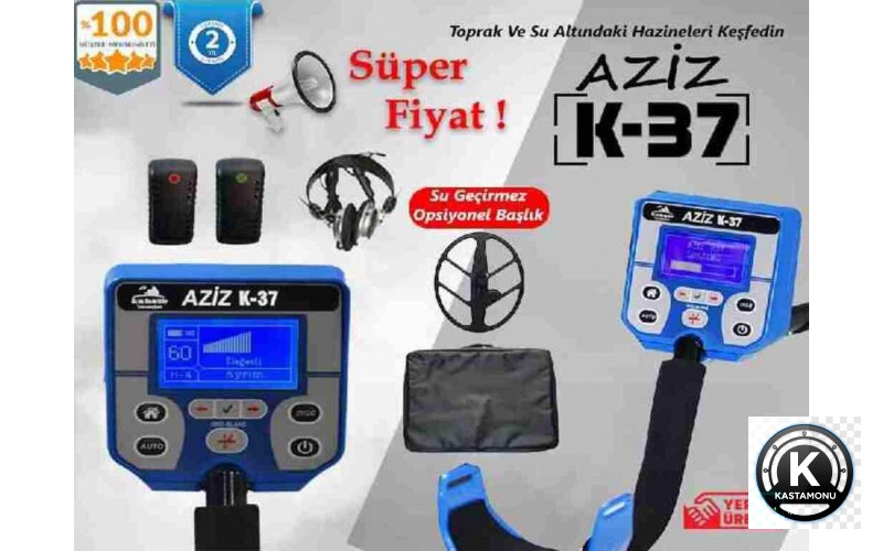 Aziz K-37 Derin Arama Metal Dedektörü