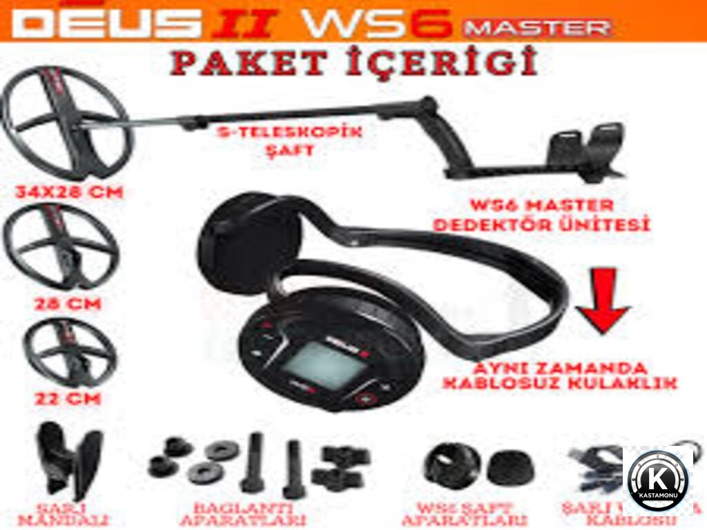 xp deus 2 dedektör ws6 master