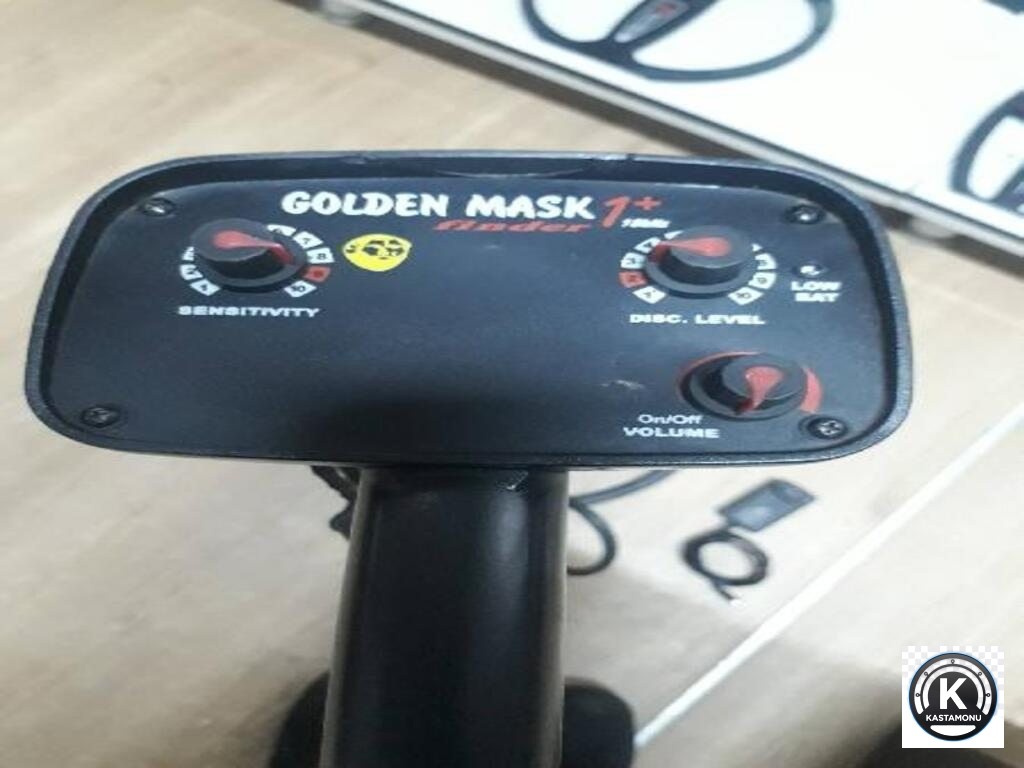Golden Mask 1 Plus 18 kHz ikinci el dedektör tek para avcısı 33cm başlıklı 