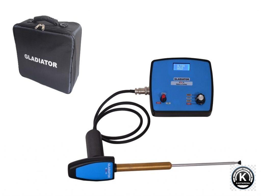 Gladiator GTR-10 dijital ekranlı ayrımlı alan tarama cihazı altın gümüş boşluk bulucu