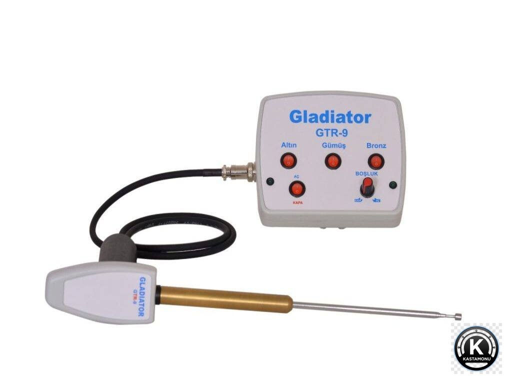 Gladiator GTR-9 ayrımlı alan tarama cihazı altın gümüş bronz boşluk bulucu