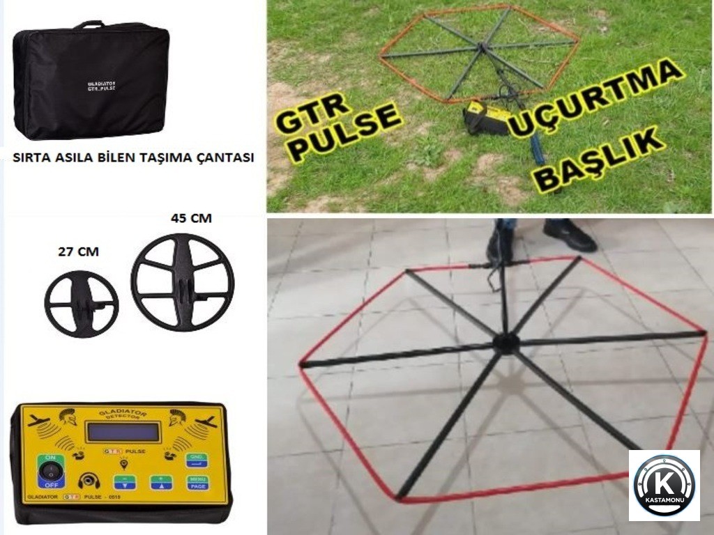 gladiator gtr pulse derin arama dedektörü pulse sistem yerli üretim