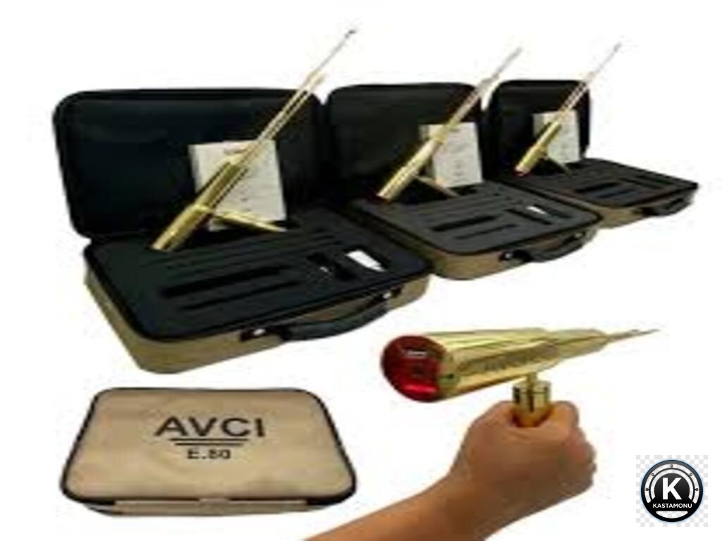 Avcı E-80 elektronik ve lazer odaklı alan tarama cihazı altın gümüş bronz tespiti