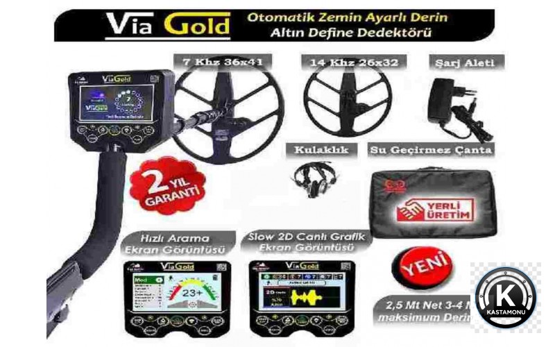 Via Gold Altın Arama Dedektörü – Derinlik ve Ayrım Gücü