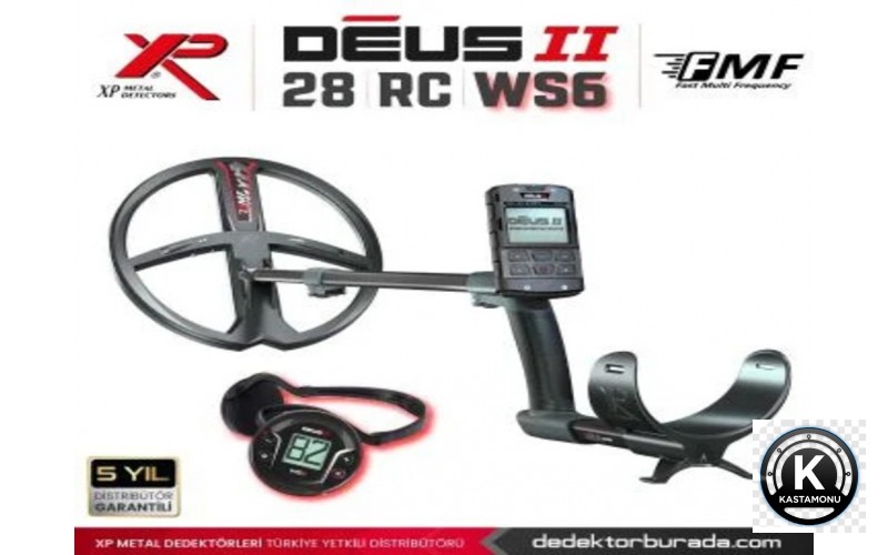 XP Deus 2 Dedektör 28 cm FMF Başlıklı – WS6 Kablosuz | Kastamonu Dedektör